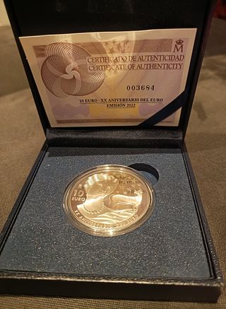 Moneda de plata 10 €