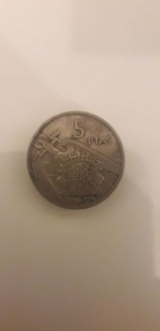 Moneda de 5 pesetas 1957