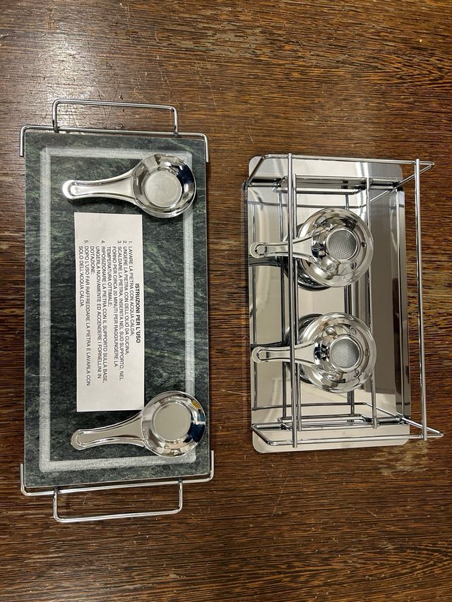Set grill con pietra ollare