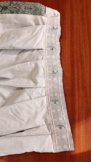 Cortinas clásicas Verdes (Lote 1 de 2)