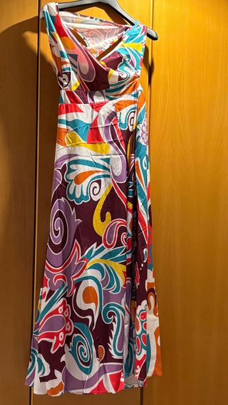 Vestido estampado fiesta