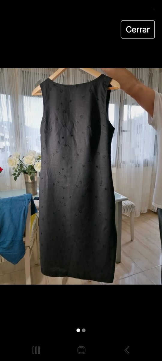 Vestido comprido preto