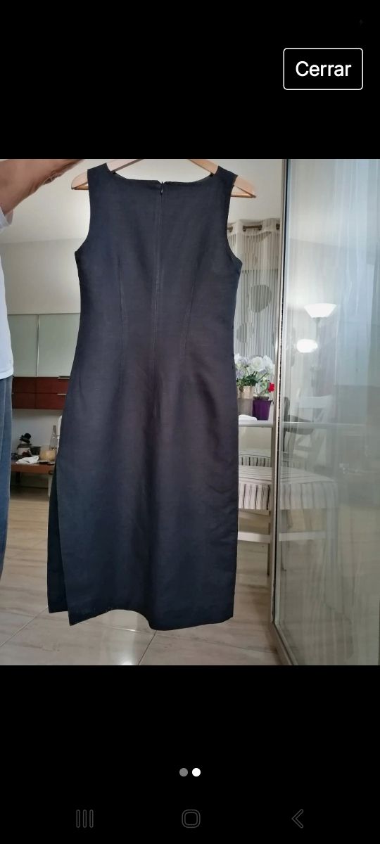 Vestido comprido preto