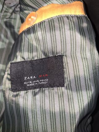 Abrigo zara xl algodón