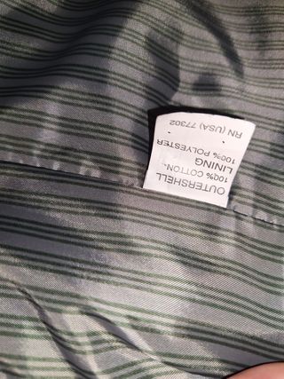 Abrigo zara xl algodón