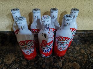 Botellines 'vacíos' del Athletic Bilbao