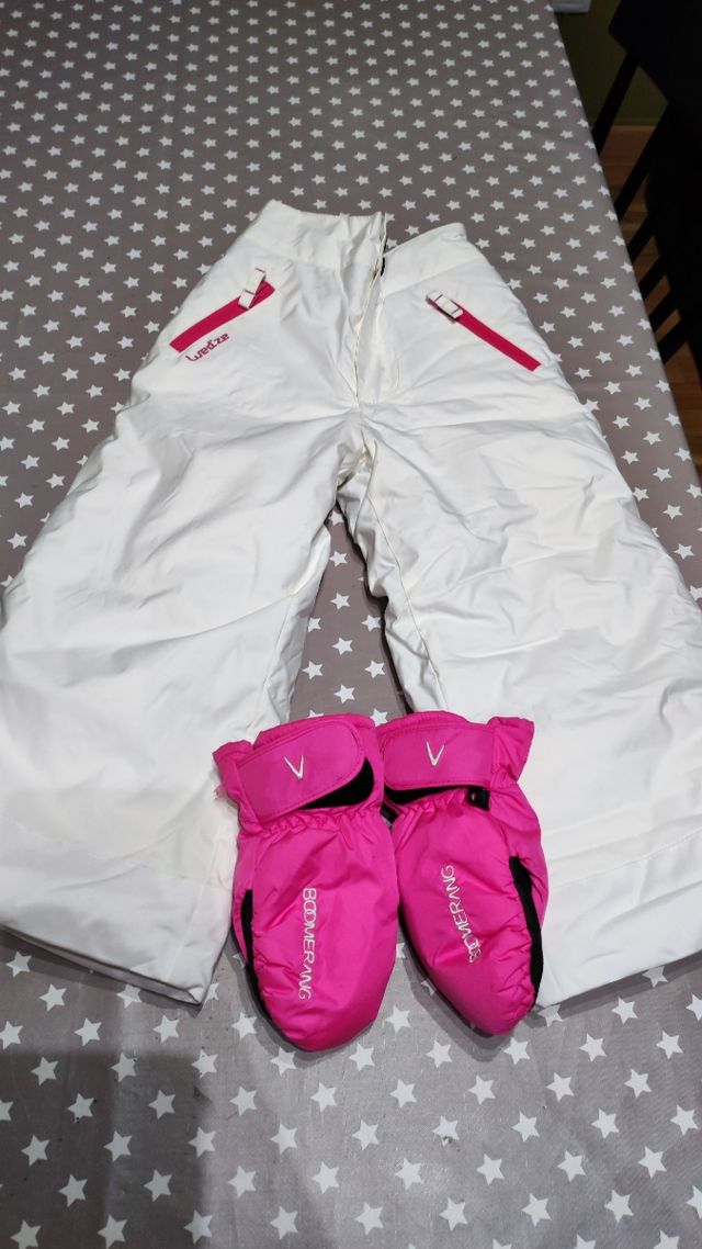 Pantalón nieve niña+ manoplas
