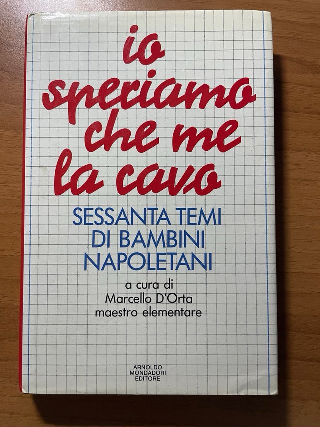 Libro “io speriamo che me la cavo”