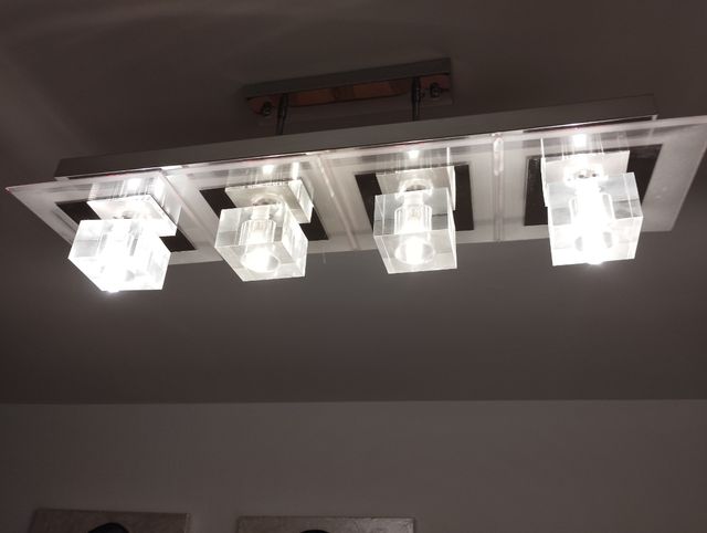 Lampara led techo con mando