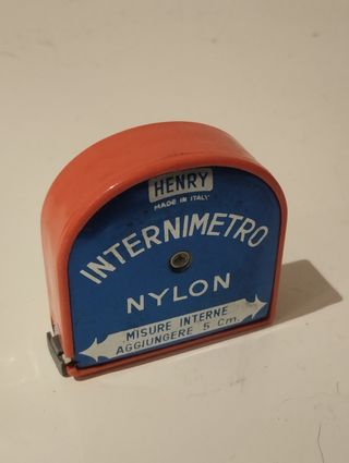 Metro a nastro metallo Henry internimetro vintage