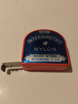 Metro a nastro metallo Henry internimetro vintage