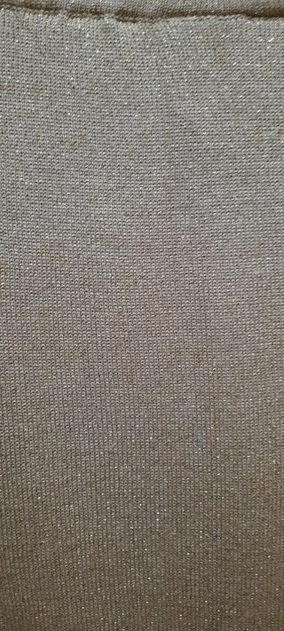 Falda dorada talla grande 