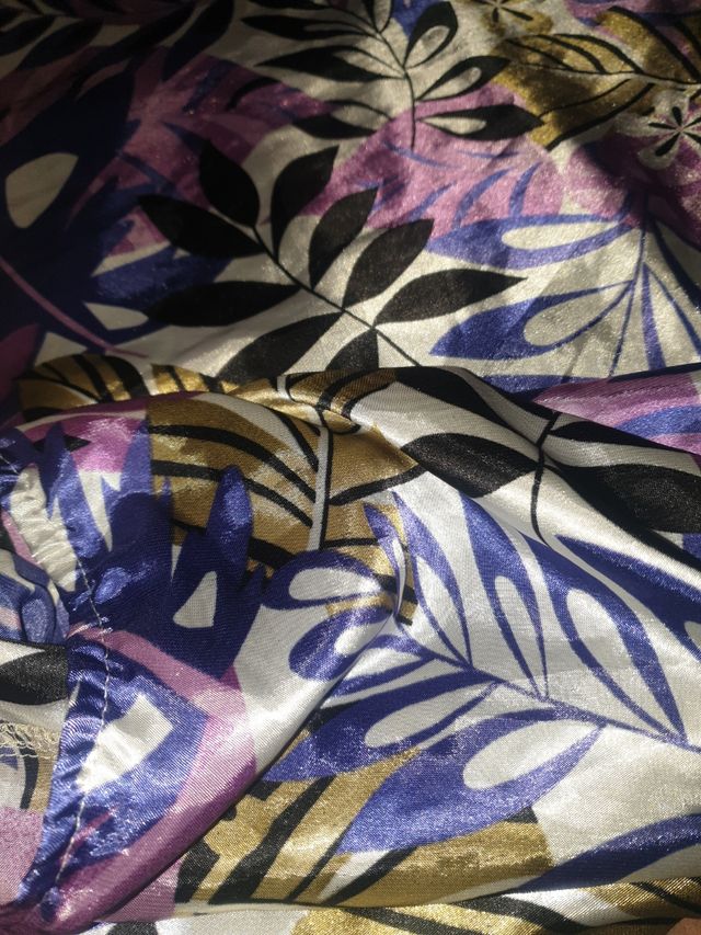 Kimono falda pantalon seda virgen