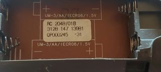 Mando Philips MatchLine tv vhs dvd aux