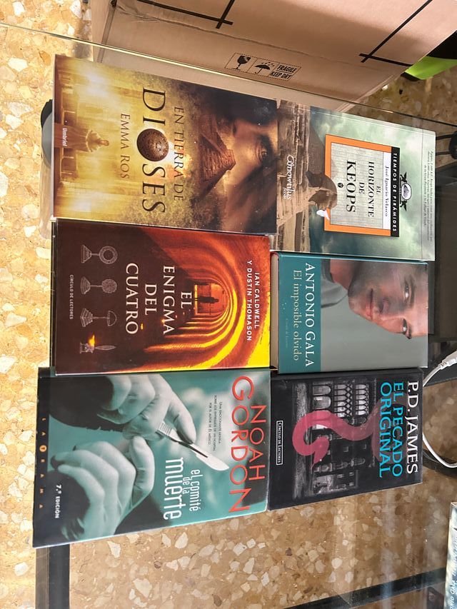 Lote de 6 libros Novela nº2