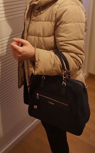 TOUS. Bolso bowling  Brunock Chain Efim azul