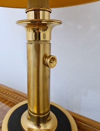 Lampara Mesa Clásica de Bronce Vintage Sobremesa