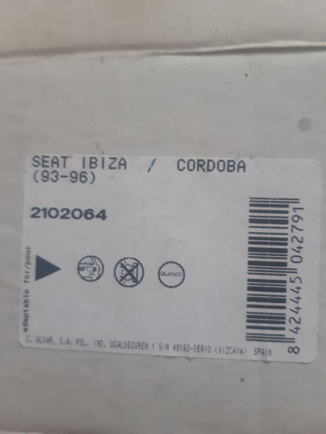 Faros eternitentes seat ibiza/Córdoba