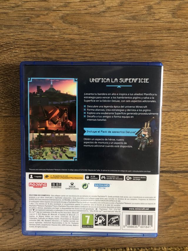 videojuego Minecraft legends deluxe edition PS5