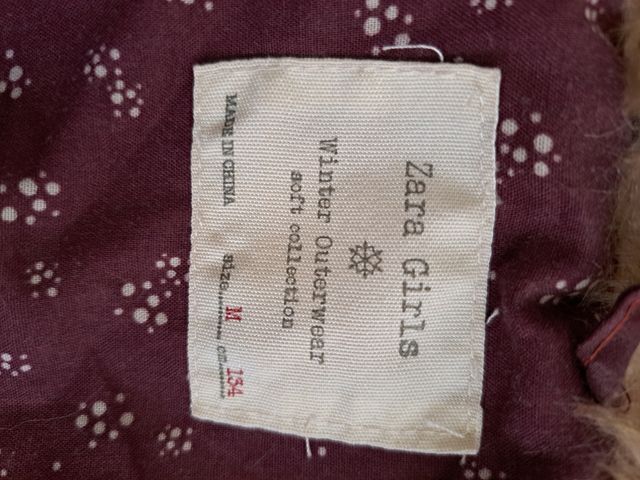 Chaleco pelo niñ@s Zara