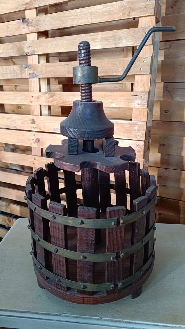 Pressa per vino a 6 unità