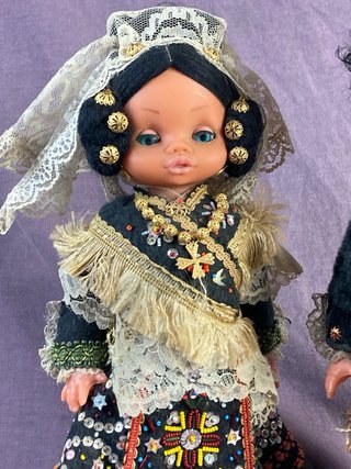 MATRIMONIO DE MUÑECOS ANTIGUOS
