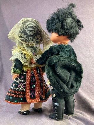 MATRIMONIO DE MUÑECOS ANTIGUOS
