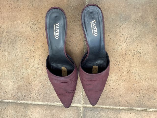 Zapato color vino n 38