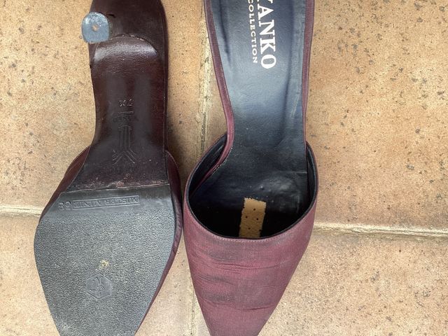Zapato color vino n 38