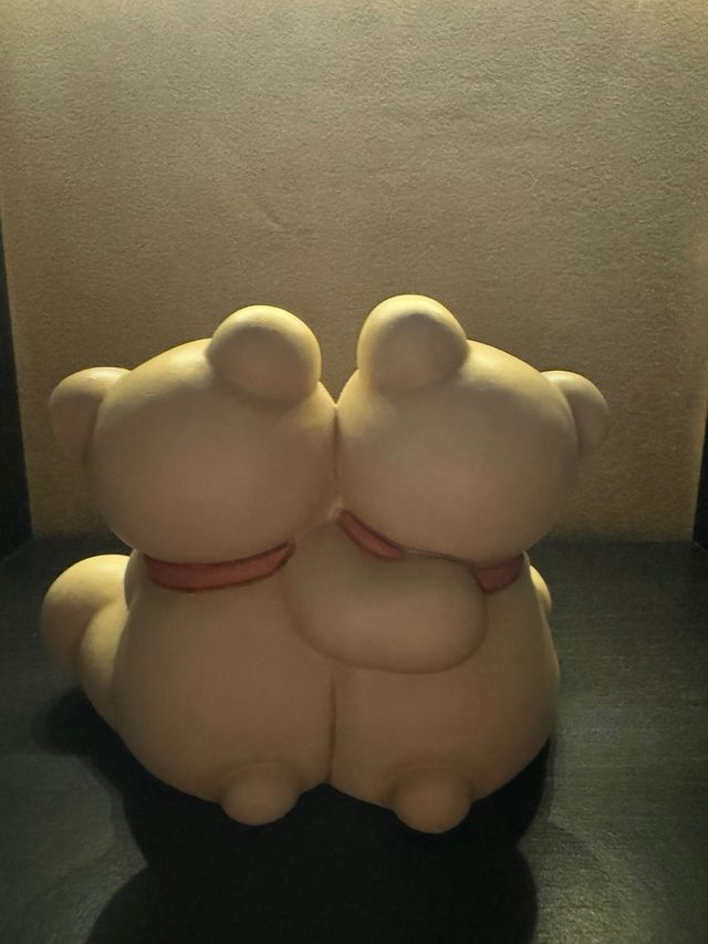 Thun coppia Teddy con cuore 