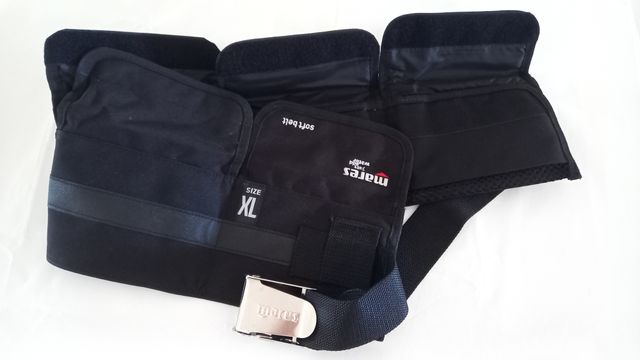 Cinturón Lastre con Bolsillos Mares NUEVO SIN USO.