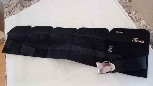 Cinturón Lastre con Bolsillos Mares NUEVO SIN USO.