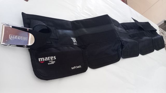 Cinturón Lastre con Bolsillos Mares NUEVO SIN USO.