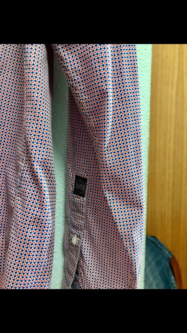 Camisa Mc Gregor con cuadritos pequeños T-L