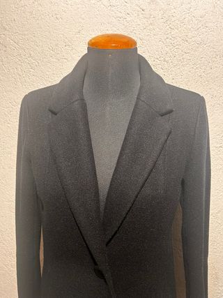 Cappotto donna nero avvitato