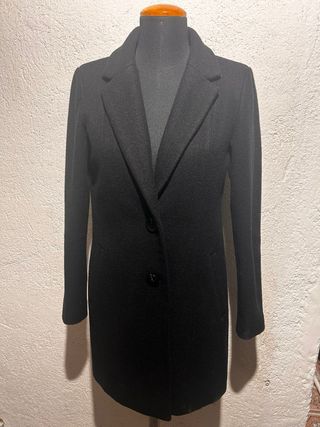 Cappotto donna nero avvitato