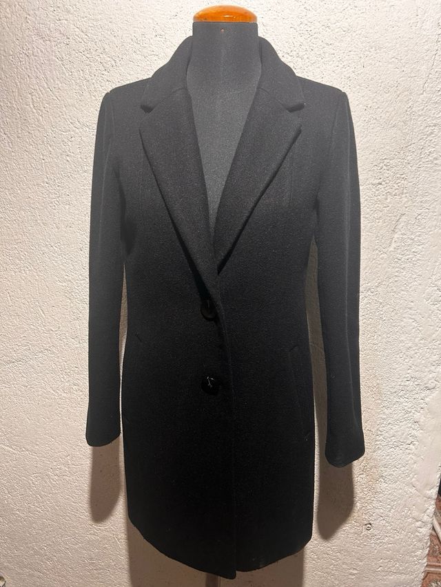 Cappotto donna nero avvitato