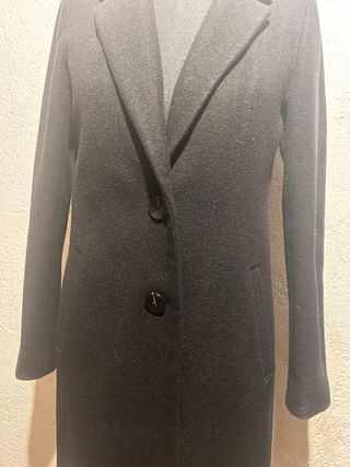Cappotto donna nero avvitato