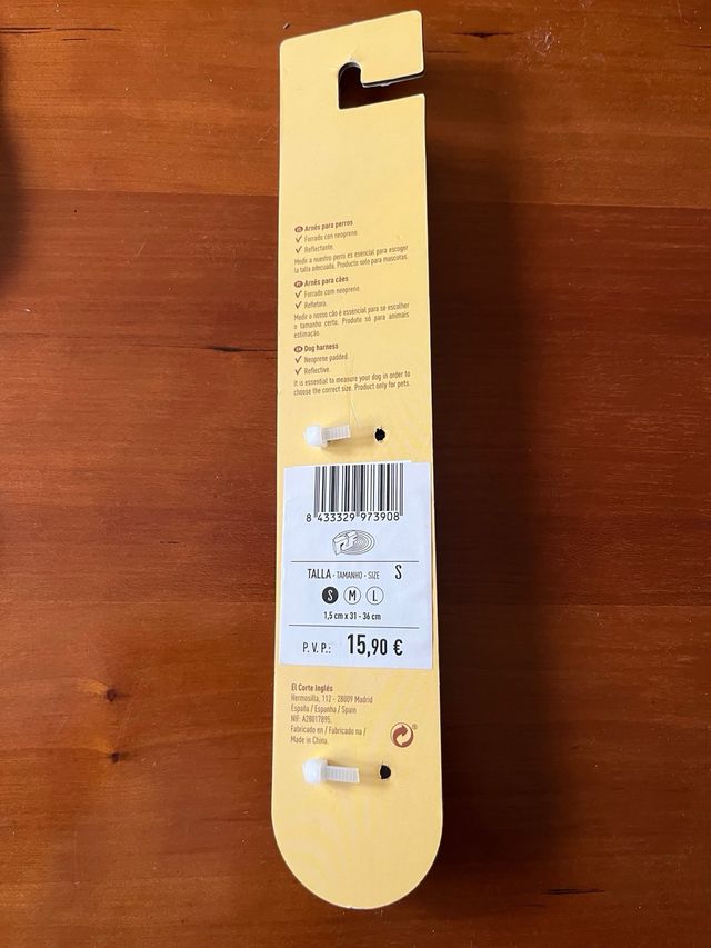 Arnes perro 2xs nuevo sin usar