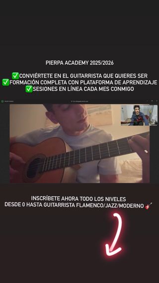 Formación Guitarrista Flamenco•Jazz•Moderno online