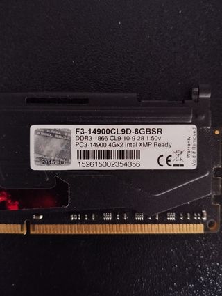 RAM G.SKILL SNIPER 2x4