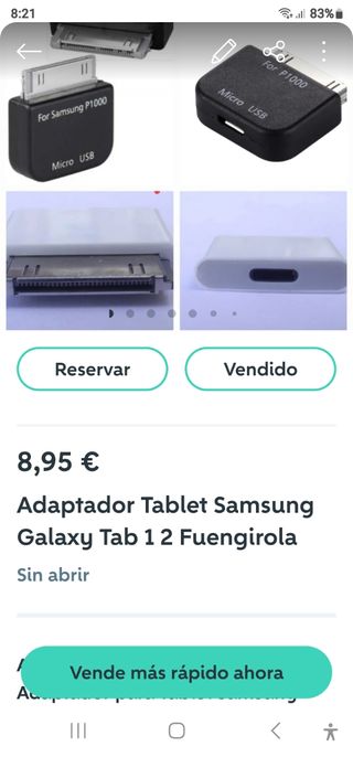 Cable Tablet Samsung Galaxy Tab 7 9 10 Fuengirola