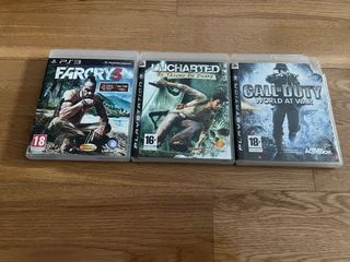 Se vende lote de 3 juegos ps3