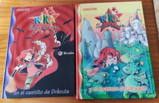 Lote de 2 libros de Kika Superbruja 