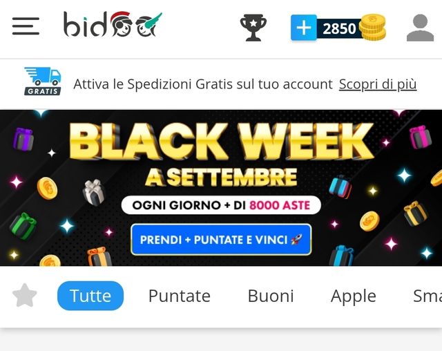 Bidoo Account 3000+ puntate