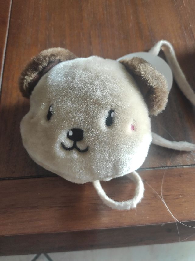 Bolso niña peluche 