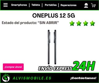 💥Oneplus 12 256GB Negro "Sin abrir"💥