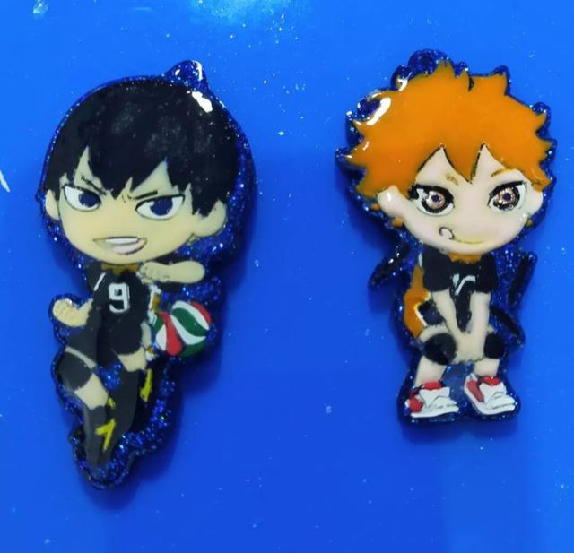 Set Llavero Haikyu!! resina sport keychain Otakus