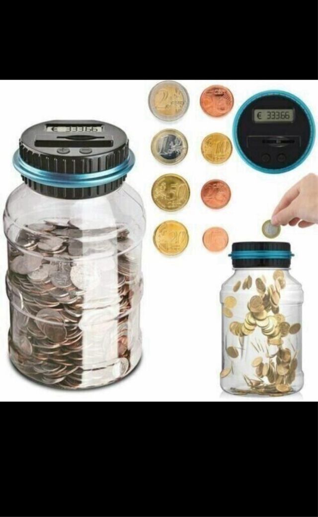 Salvadanaio Digitale Contamonete Salvadanaio Euro