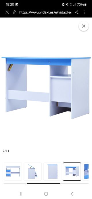 Escritorio mesa elevable y cajones